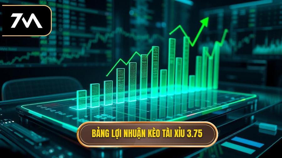 Bảng phân tích lợi nhuận khi chơi Kèo tài xỉu 3.75 hiệp 2