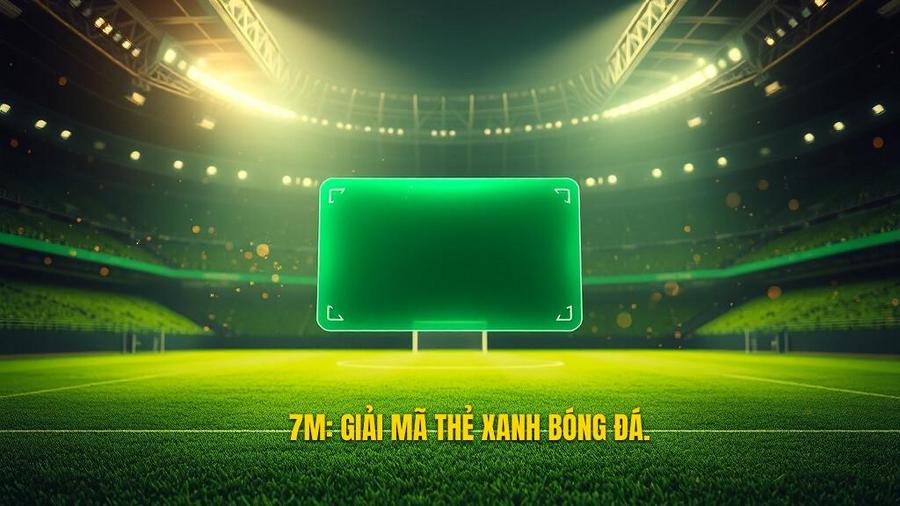 Thẻ xanh trong bóng đá là gì? Phân tích chi tiết về cuộc cách mạng mới