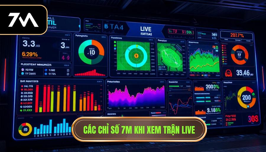 Các chỉ số 7m khi xem trận live