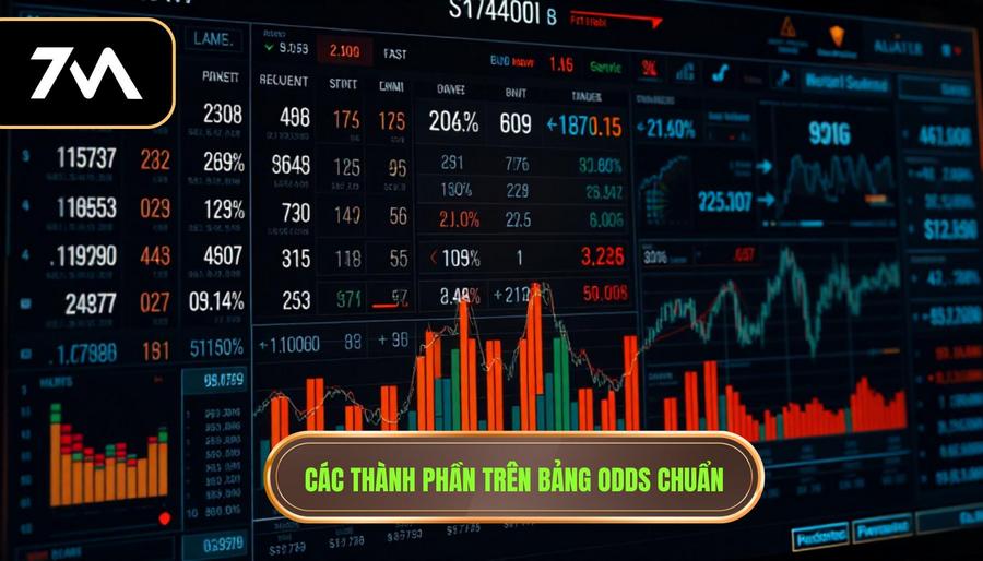 Đọc bảng odds như thế nào? Hướng dẫn chi tiết từ A-Z cho người mới bắt đầu 2 2. Các thành phần trên bảng Odds chuẩn