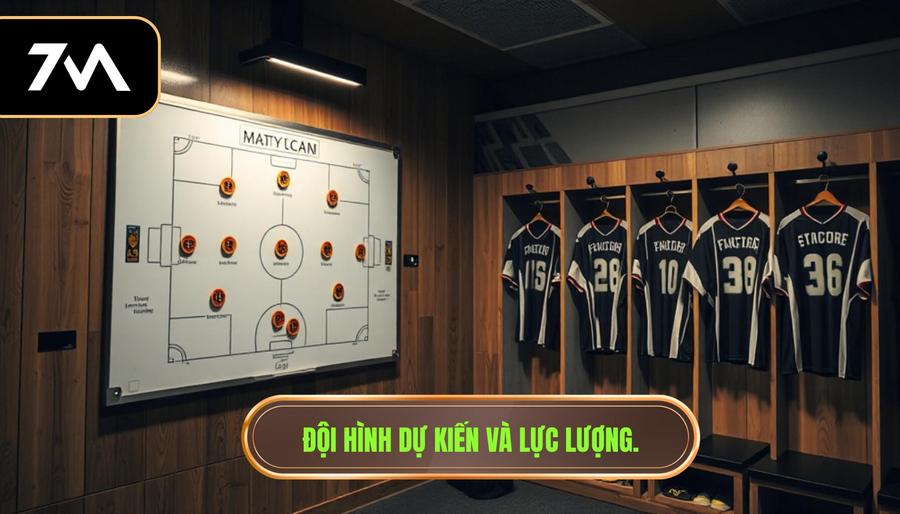 2. Đội hình dự kiến và lực lượng.